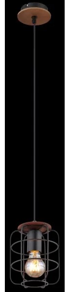 Globo 54037H - Lampadario su filo WILLA 1xE27/40W/230V