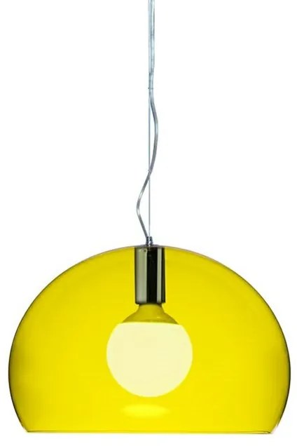 Kartell - Piccolo FL/Y Lampada a Sospensione Giallo Kartell