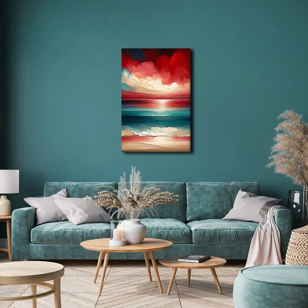 Quadro su tela – Mare nei colori del crepuscolo