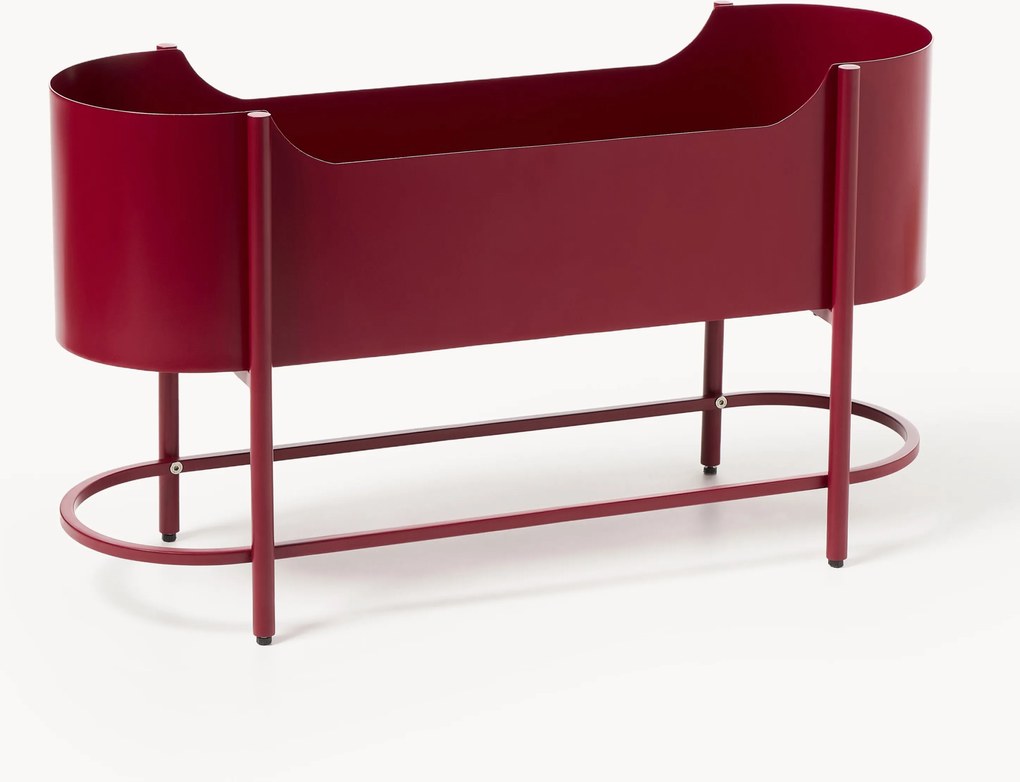 Fioriera in metallo Taru, alt. 45 cm