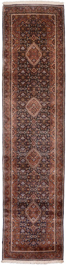 Bidjar Tappeto orientale 80x270 (Indian) Annodato A Mano