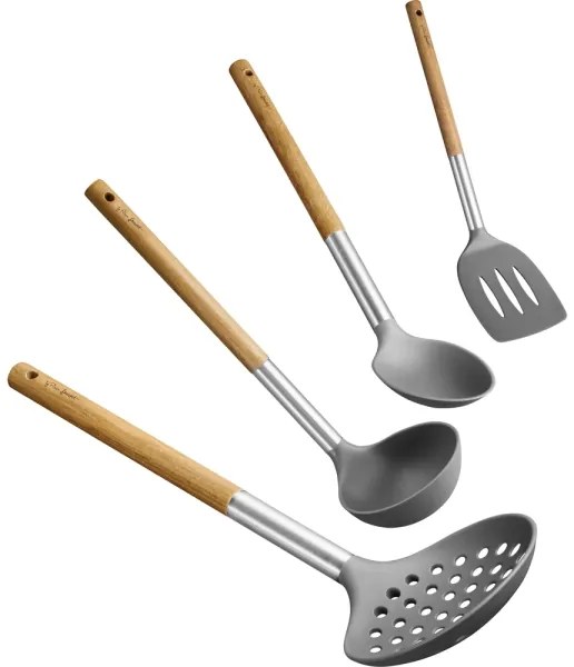 Lamart - Set utensili da cucina 4 pz acacia