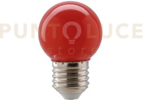 Klassic-e27-red lampadina led attacco e27 rossa g45 200lm 1w