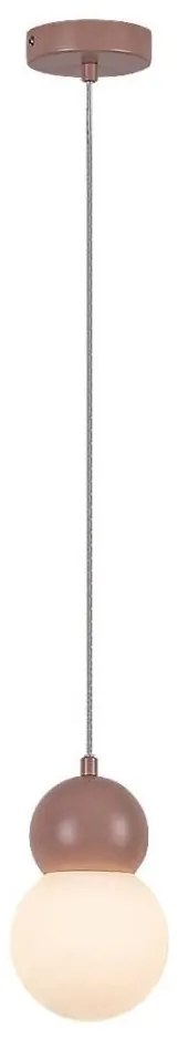 Rabalux 72280 - Lampadario a sospensione con filo GELLIA 1xG9/38W/230V rosa