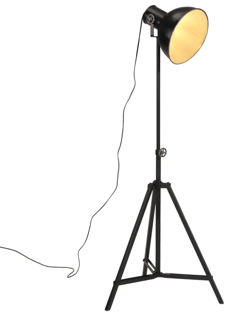 Lampada Da Terra 25 W Nera 61x61x90/150 Cm E27 /