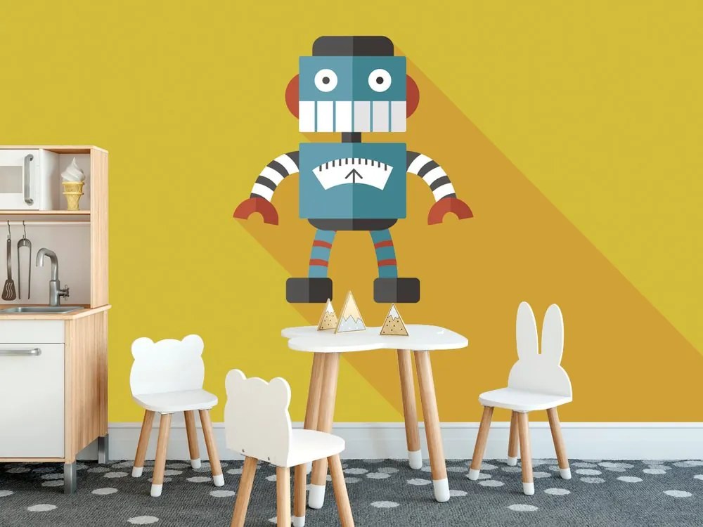 Carta da parati autoadesiva – Robot allegro