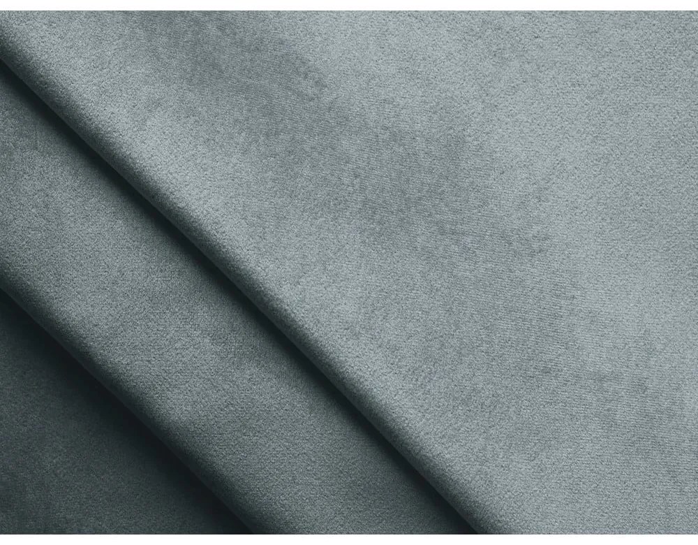 Letto boxspring azzurro con contenitore 160x200 cm Mikana – Makamii