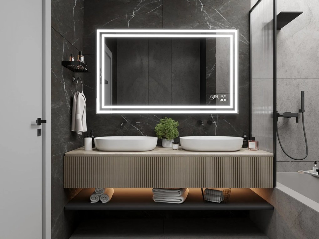 Specchio con LED illuminazione M3 premium