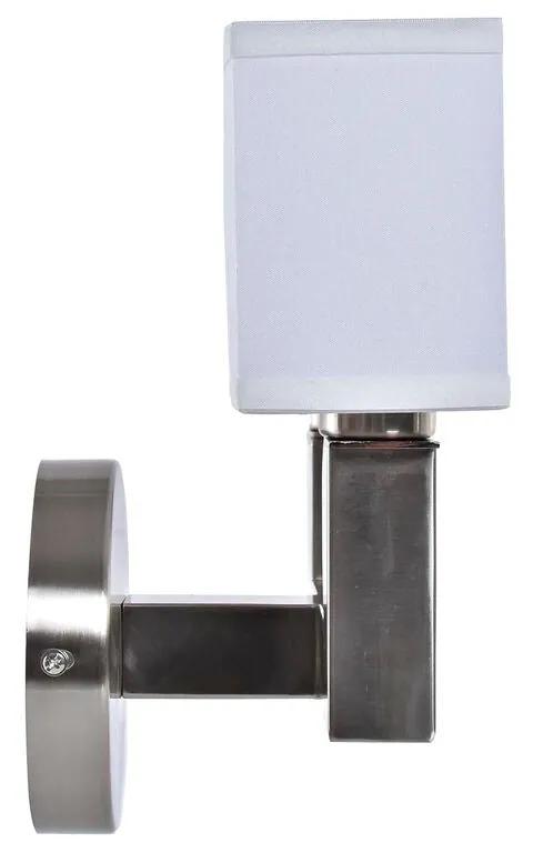 Applique DKD Home Decor Argentato Metallo Poliestere Bianco 220 V 40 W (25 x 14 x 24 cm)