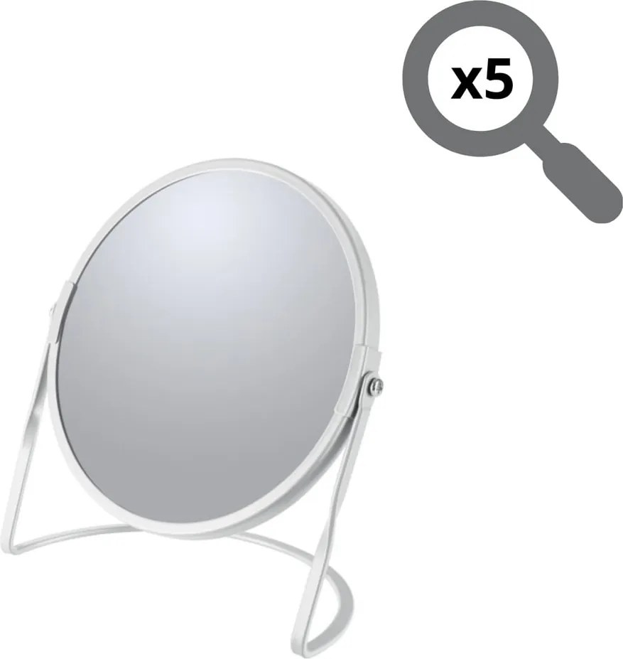 Specchio per make-up con ingrandimento (con ingrandimento 5x) ø 18 cm Akira – Spirella