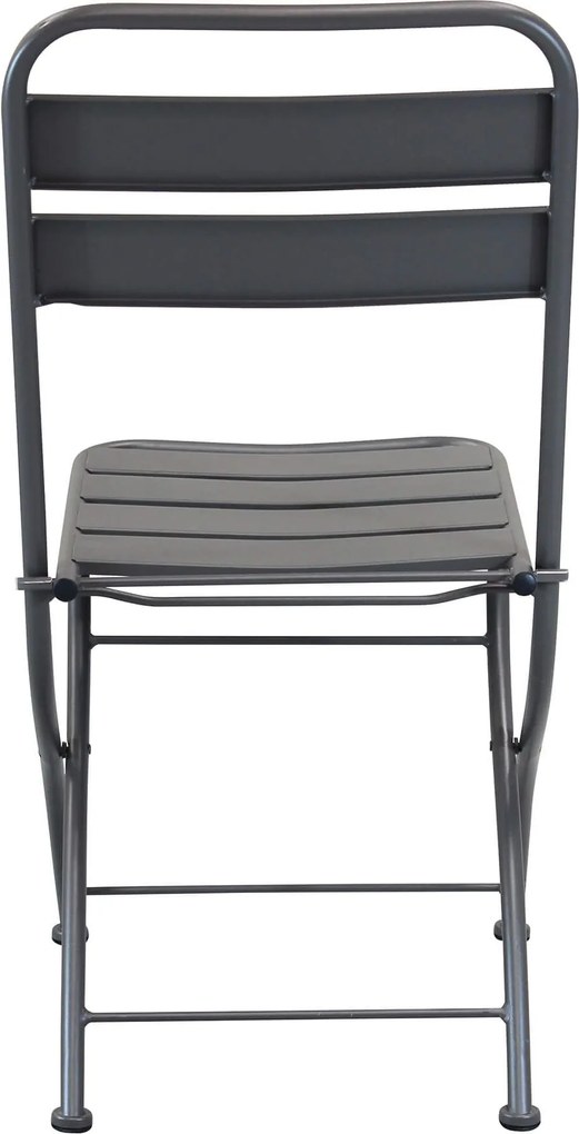 ROMANUS - sedia da giardino pieghevole salvaspazio in ferro