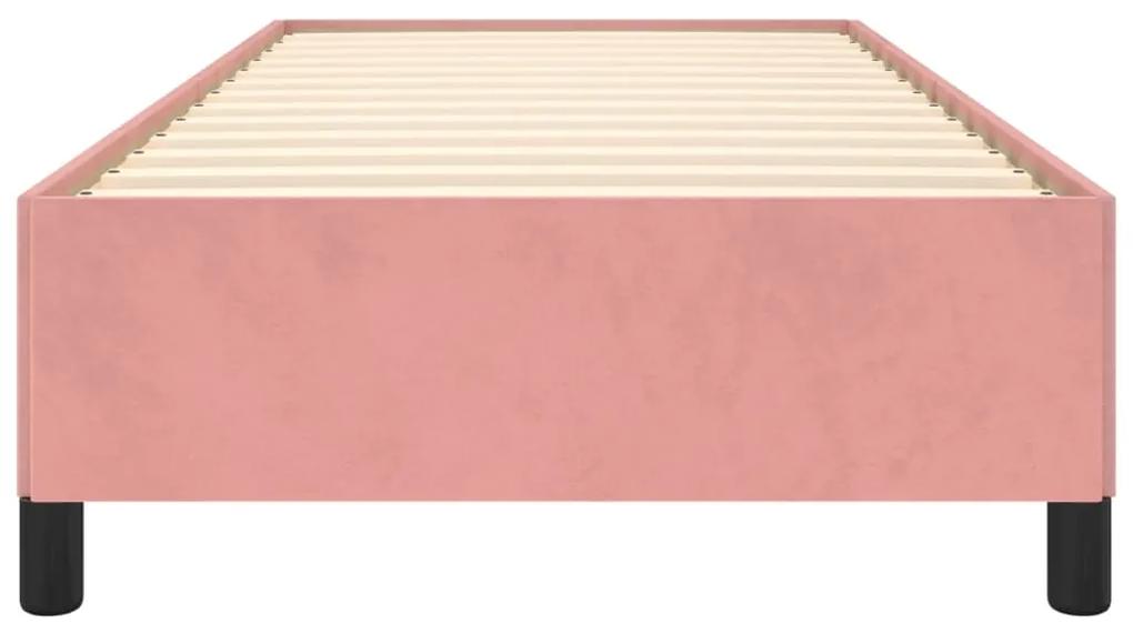 Giroletto rosa 90x200 cm in velluto