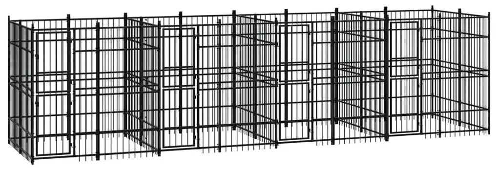 Gabbia Per Cani Da Esterno İn Acciaio 14,75 M² /
