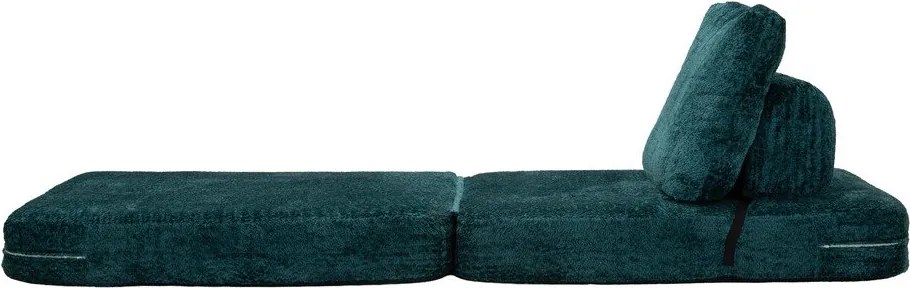 Poltrona color foglia di tè allungabile con rivestimento in bouclé Faster – Mauro Ferretti