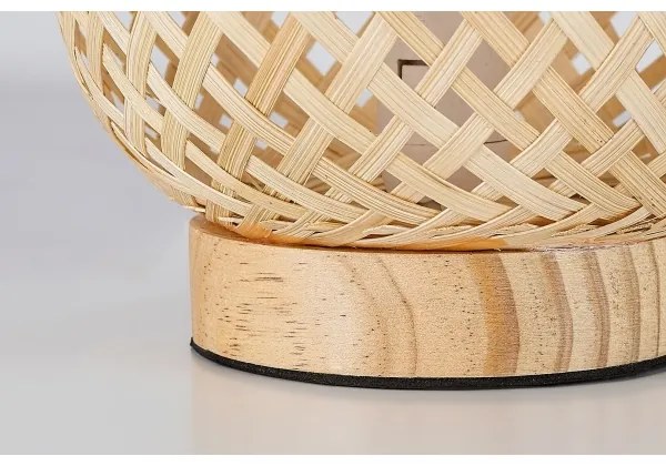 Rabalux 74016 - Lampada da tavolo ALINAFE 1xE14/25W/230V rattan