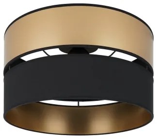 Brilagi - Plafoniera ROYAL 1xE27/15W/230V diametro 40 cm nero/oro
