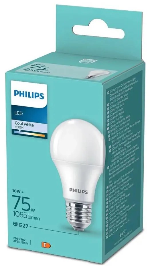 Lampadina LED Philips A60 E27/10W/230V 4000K