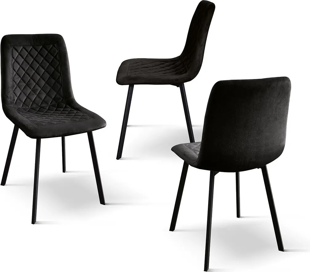 AULENA - sedia di design moderno in velluto