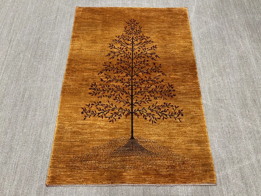 Loribaft Tappeto persiano 120x170 Giallo (Iran) Annodato A Mano