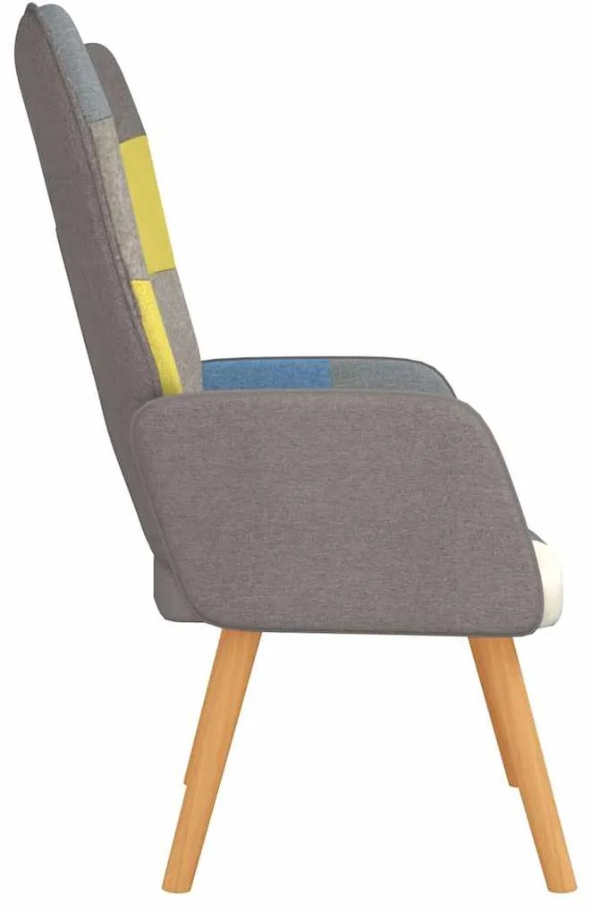Poltrona relax in tessuto patchwork