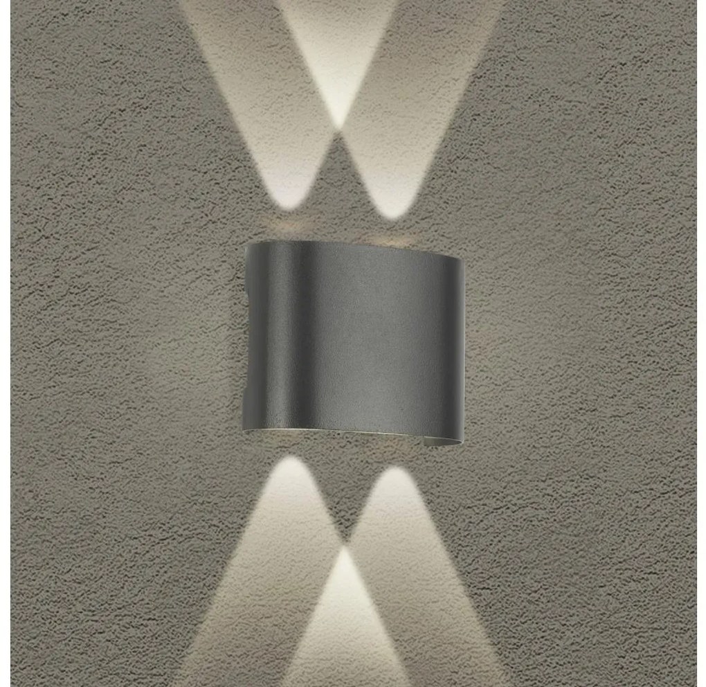 Brilagi - Applique da esterno a LED FLAREBOX LED/4W/230V antracite IP65