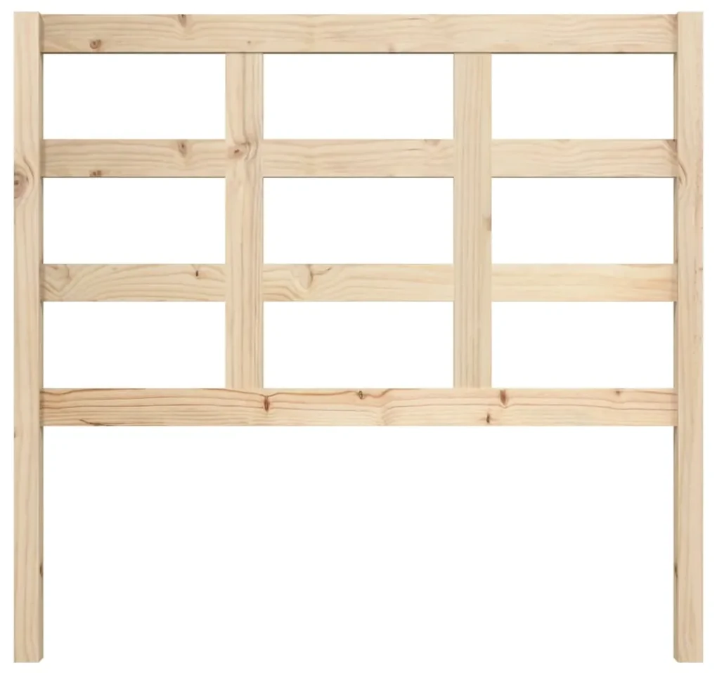 Testiera per letto 105,5x4x100 cm in legno massello di pino