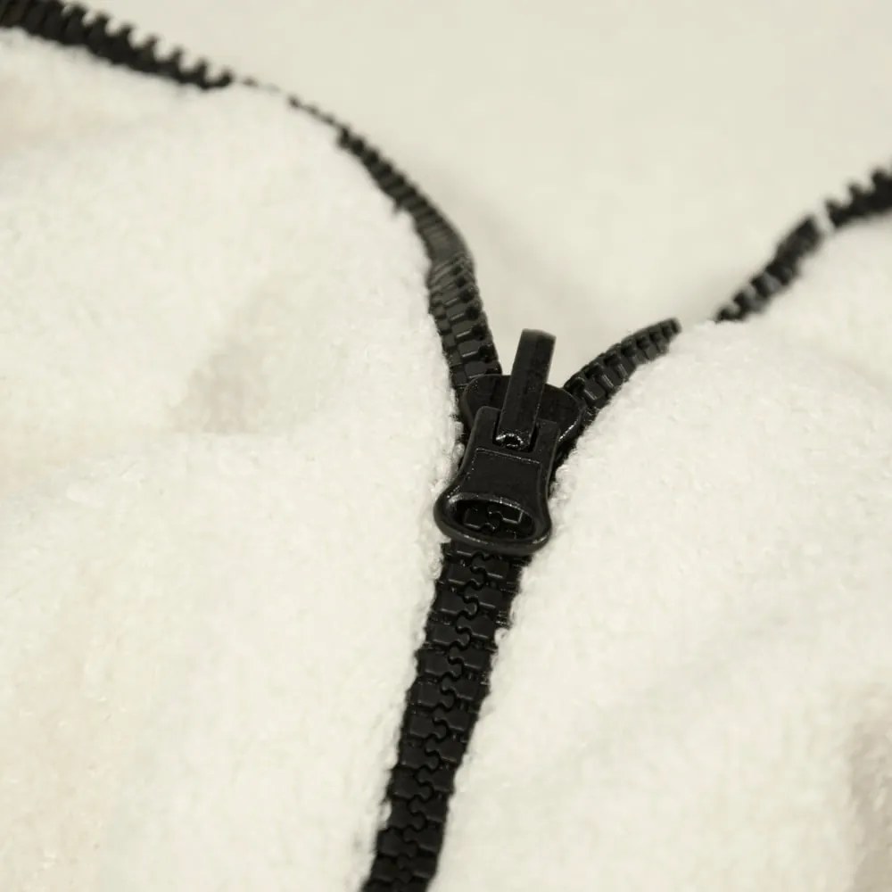 Pouf a sacco per bambini marrone con rivestimento in bouclé Cocoon 120 – SLOWDOWN