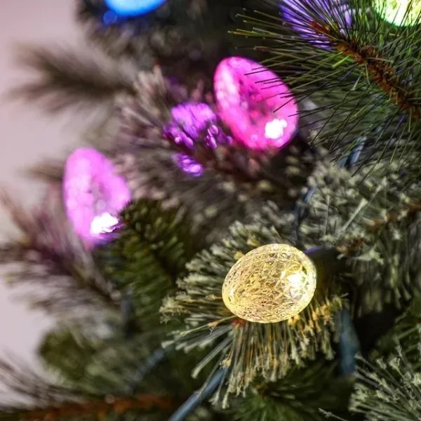 Twinkly TWC9040STP-GEU - Catena LED RGB natalizia da esterno 40xLED 14,5 m IP44 Wi-Fi