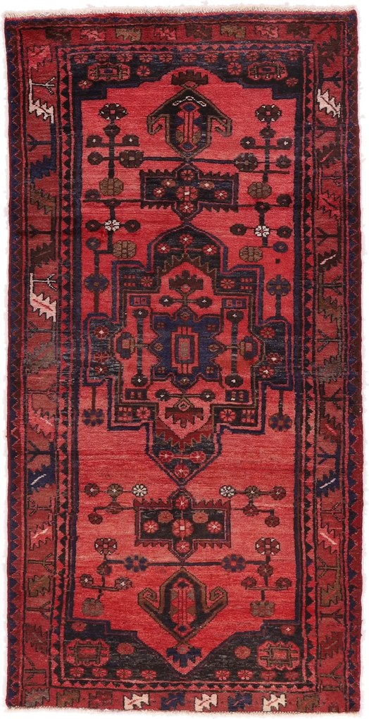 Hamedan Tappeto persiano 100x210 (Iran) Annodato A Mano