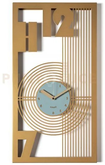Orologio classico gropius oro laccato,verde marino