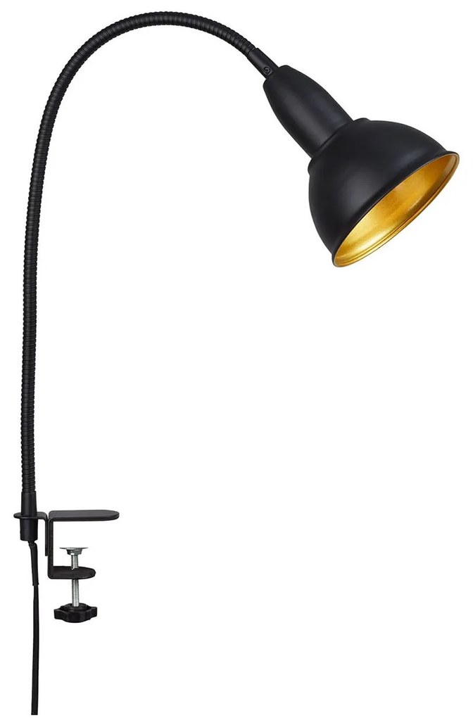 Applique Nordico Hygge Metallo Nero 1 Luce E14