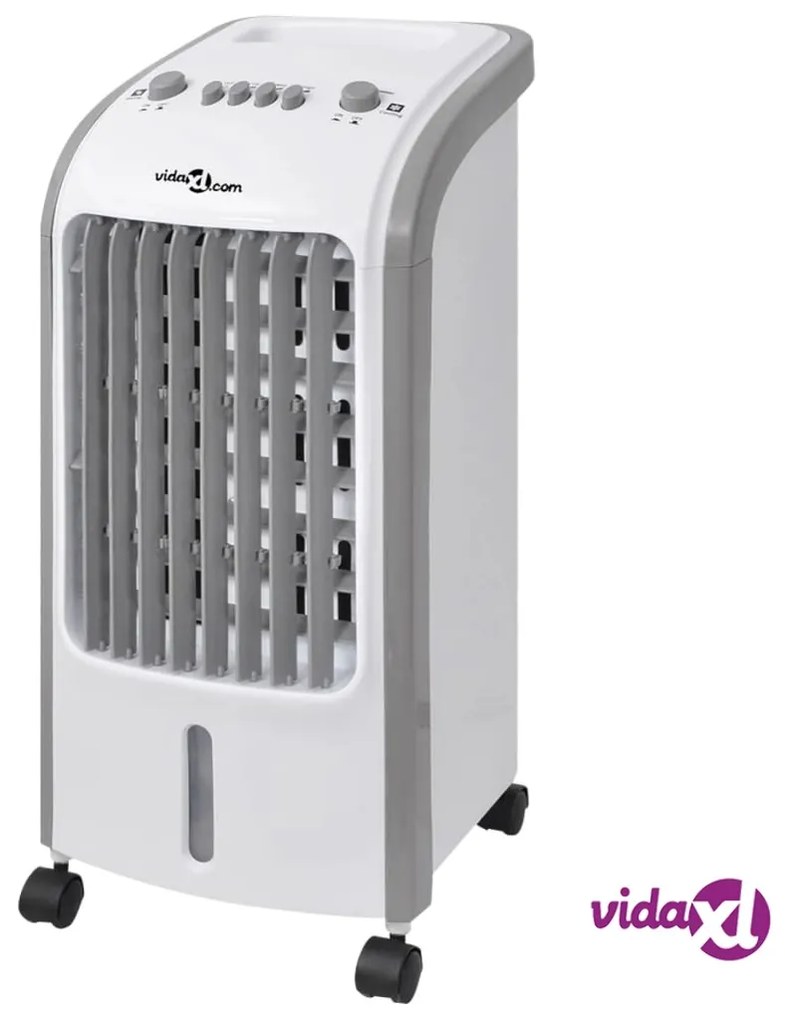 vidaXL Climatizzatore Portatile 80W 4L 270 m³/h 25x26x56 cm