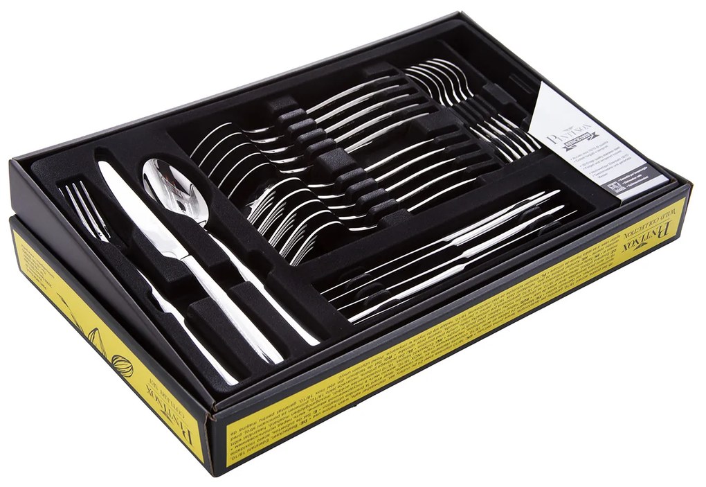 Set 24 posate Tiger Wild acciaio