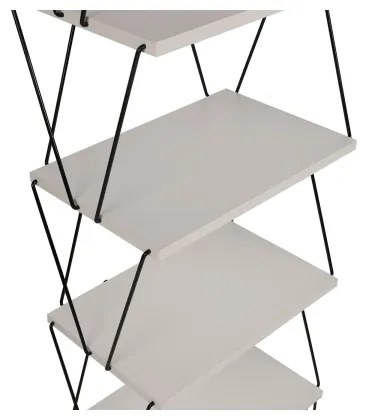 Libreria BALABAN 165x48 cm bianco/nero