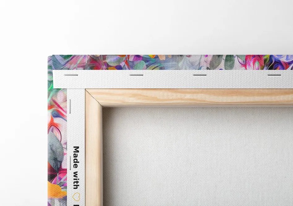 Stampa su tela – Fiori in versione multicolore