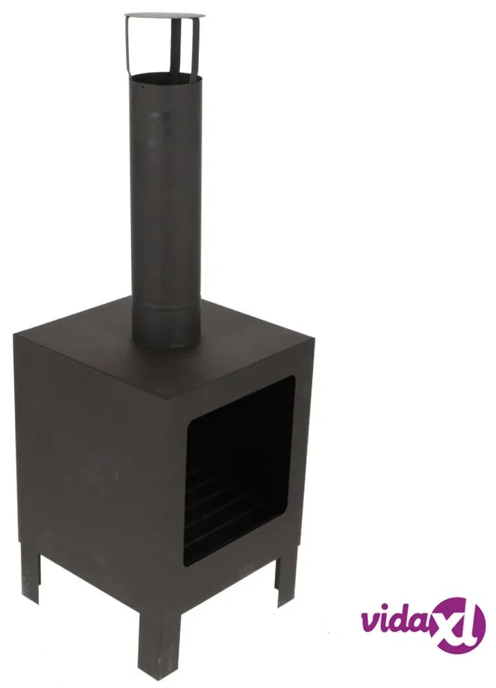 Esschert Design Stufa da Terrazzo S Nera