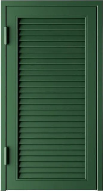 Persiana blindata  anta Vesta in ferro H 155 cm verde