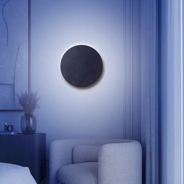 Aigostar - Applique a LED dimmerabile MESH Smart LED/12W/230V nero