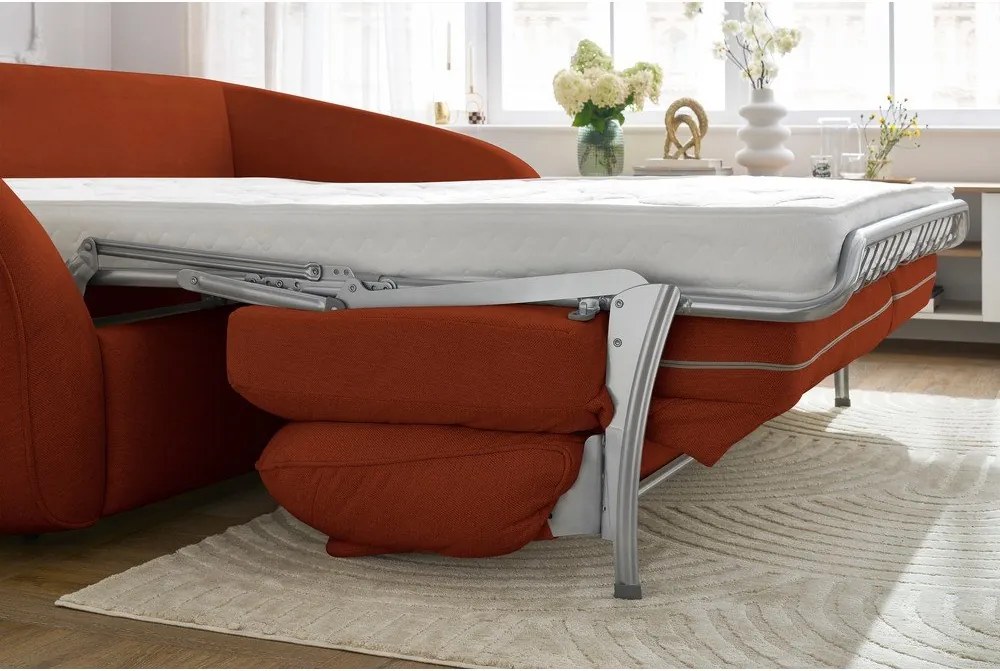 Divano arancione allungabile 235 cm Cezanne – Bobochic Paris