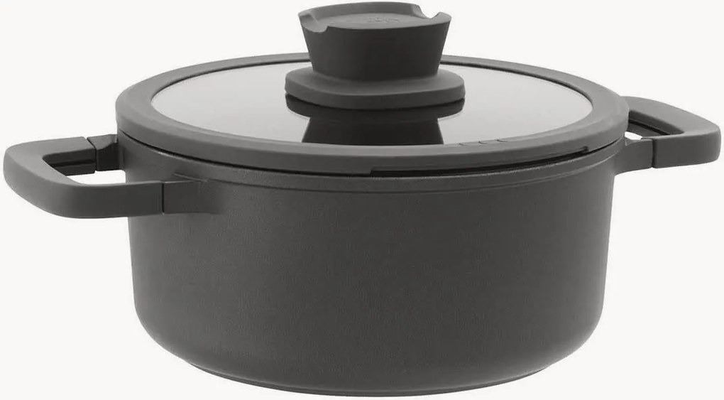 Pentola con rivestimento antiaderente e coperchio Stone+