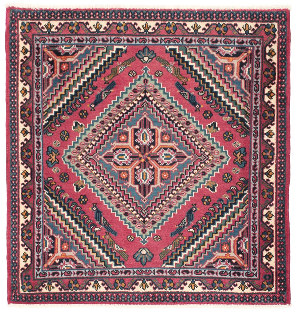 Meimeh Tappeto persiano 80x90 (Iran) Annodato A Mano