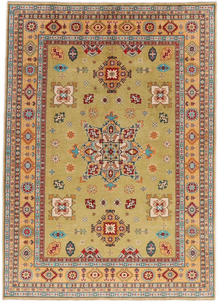 Kazak Tappeto 250x350 (Pakistan) Annodato A Mano
