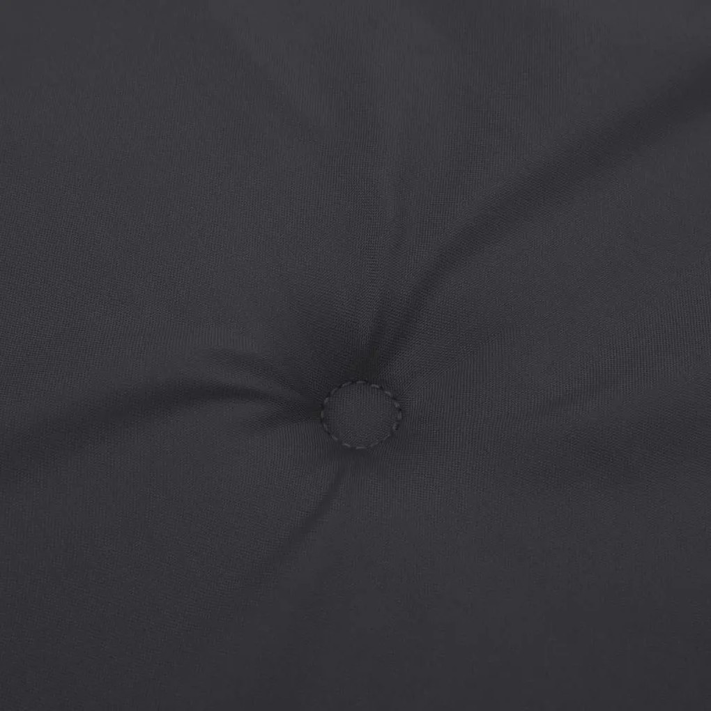 Cuscino per Panca Nero 150x50x3 cm in Tessuto Oxford
