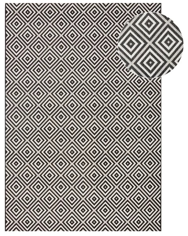 Tappeto da esterno bianco e nero , 160 x 230 cm Karo - NORTHRUGS
