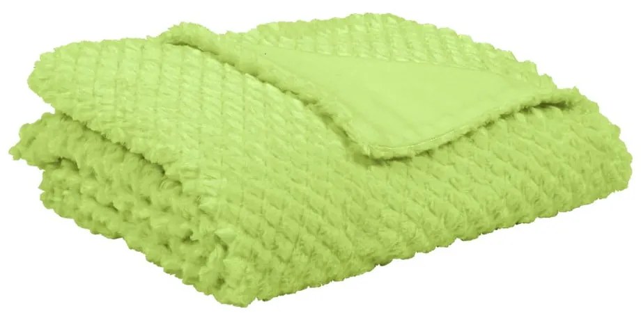 Plaid verde lime Pino, 150 x 200 cm - Tiseco Home Studio