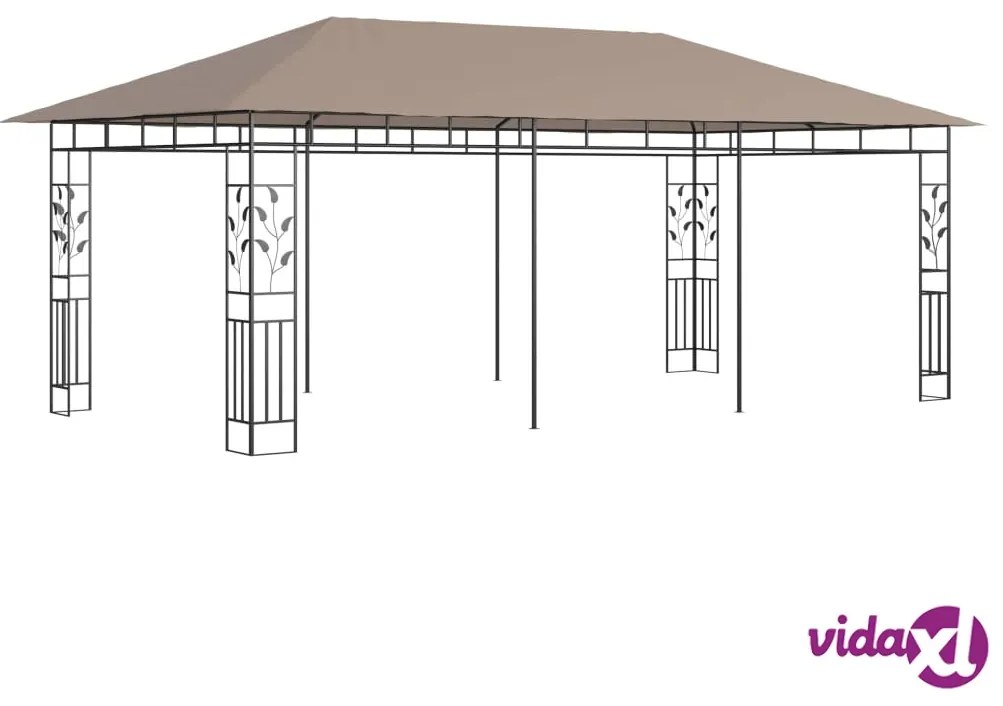 vidaXL Gazebo con Zanzariera 6x3x2,73 m Talpa 180 g/m²