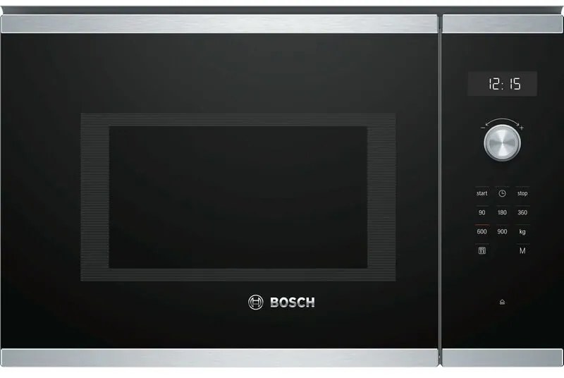 microonde da incasso 25l 900w acciaio inox - bfl554ms0 - bosch