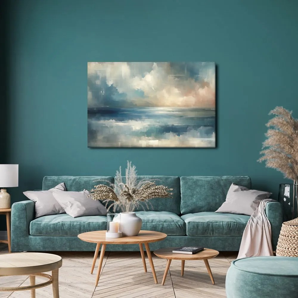 Quadro su tela – Orizzonte astratto dell’oceano