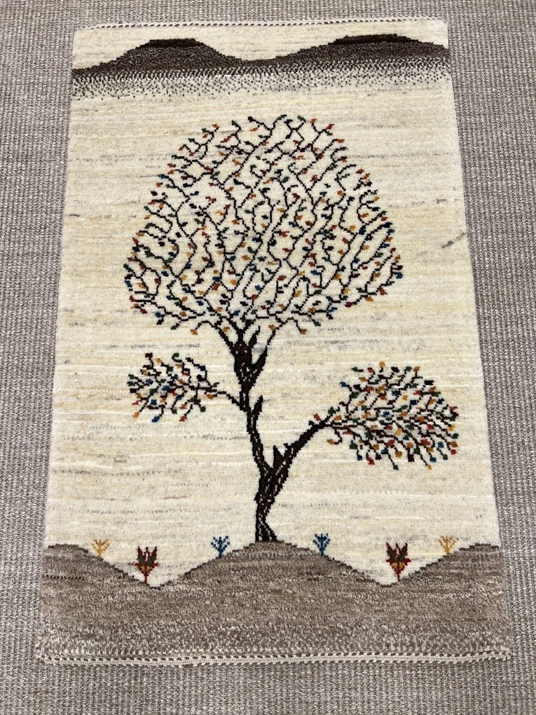Loribaft Tappeto persiano 60x90 Beige (Iran) Annodato A Mano