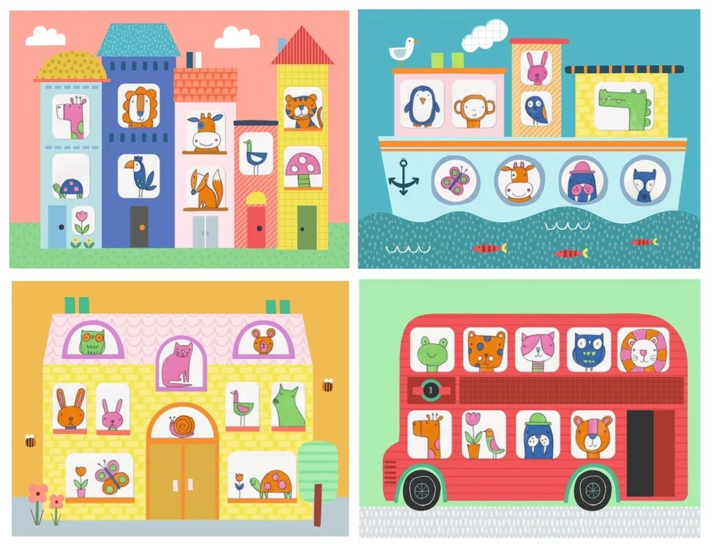 Libretto da colorare con animali - Scrivere una storia